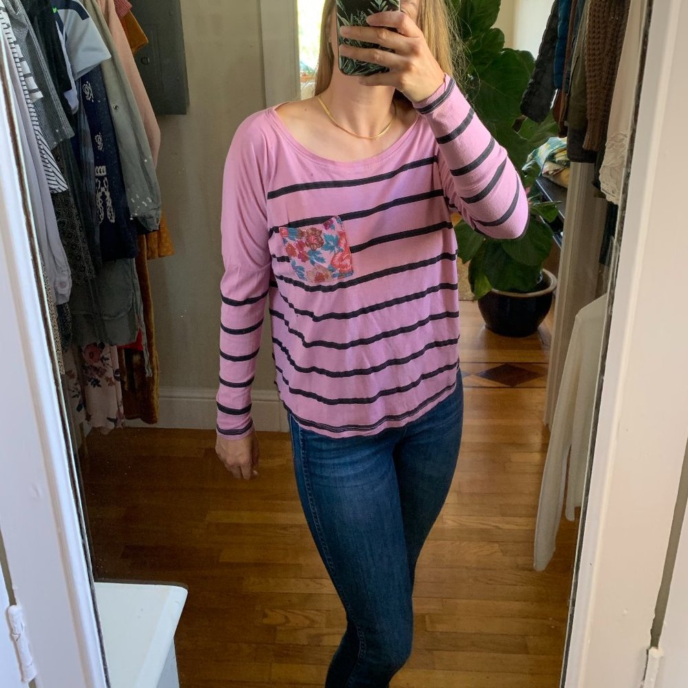 Truly Madly Deeply Striped Long Sleeve Tee | UO